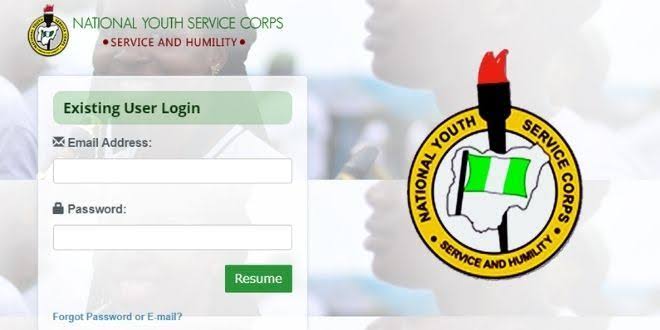 How to make correction on nysc portal